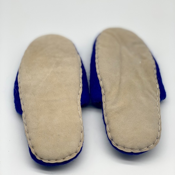 Indoor Slippers Felt Fabric Handmade - Picture 5 of 5